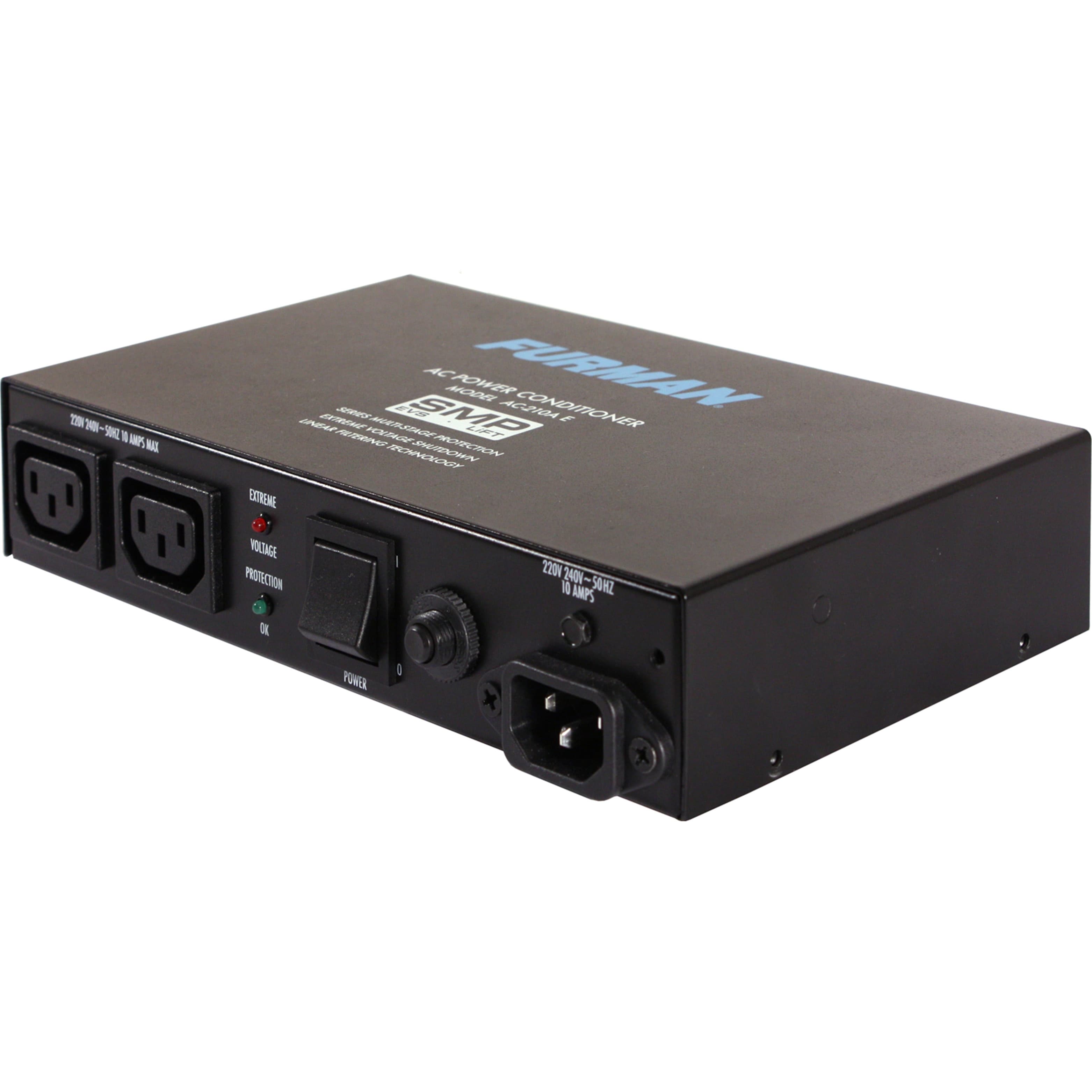 AC-210A E 10A Two Outlet Power Conditioner. Export.