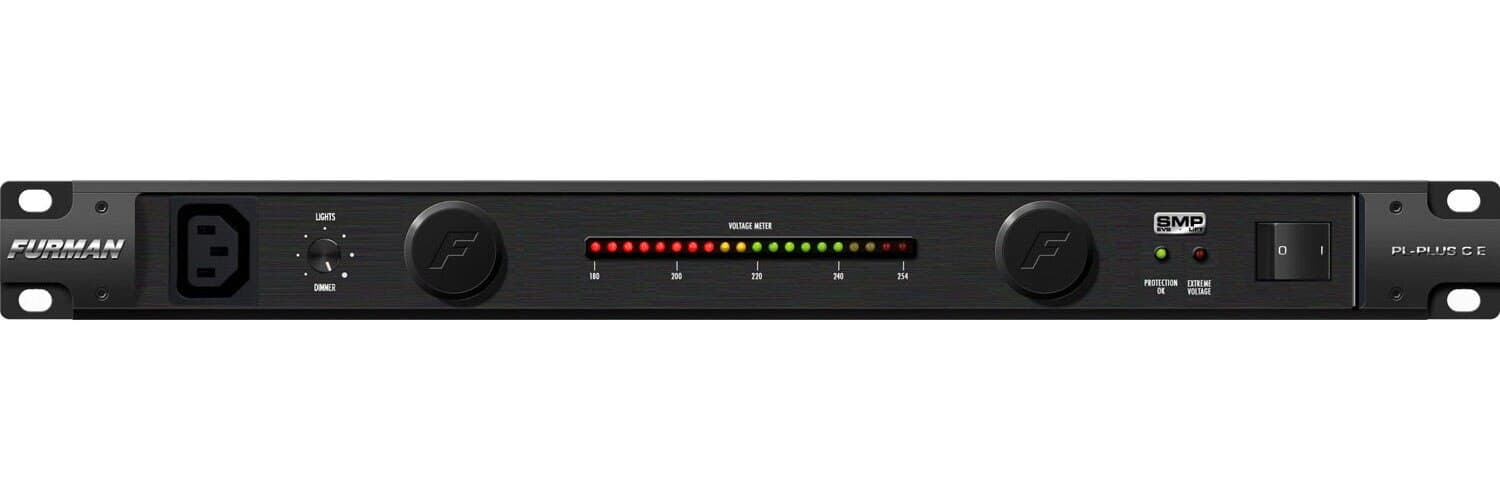 PL-PLUS C E 10A Power Conditioner w/Lights and Voltmeter, 220V-240V Export
