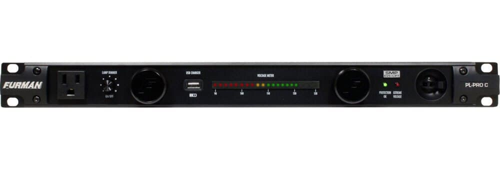 PL-PROC 20A Power Conditioner with Lights, Voltmeter